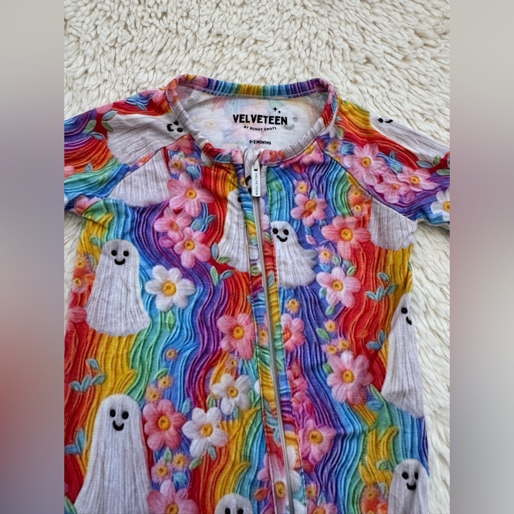 Girls Velveteen by Bunny Knots fall pajamas